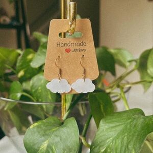 ☁️ Handmade cloud earrings ☁️